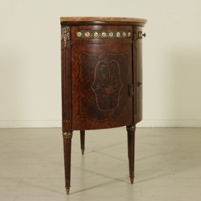 buffet, buffet demi-lune, buffet ancien, buffet ancien, buffet acajou, buffet palissandre, buffet début 900, buffet 900, buffet marqueté, {* 0 $ *}, anticonline