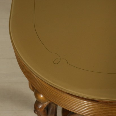 Tavolo anni 40 - particolare piano
