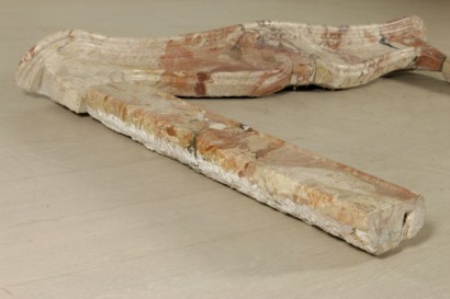 Camino in marmo di Arzo - particolare