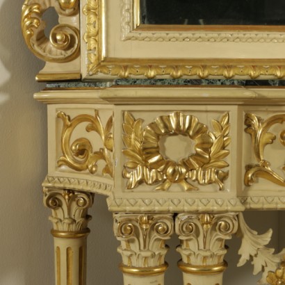 antike, Konsole, antike Konsole, antike Konsole, antike italienische Konsole, antike Konsole, neoklassische Konsole, Konsolentisch von 800-900