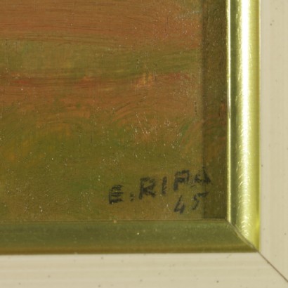 Paesaggi di Erme Ripa - firma