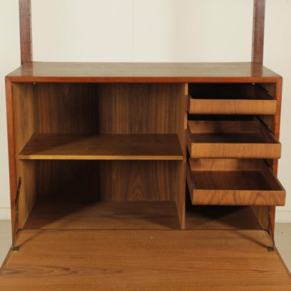 meubles, meubles de isa, meubles 50-60s, meubles des années 50, 60 meubles, 50, 60, meubles vintage, mobilier moderne, cru italien, modernisme italien, cabinet compartiment ouvert, compartiment ouvert, armoire en teck, tissage de placage, {* $ 0 $ *}, anticonline, isa ponte san pietro, isa bergamo