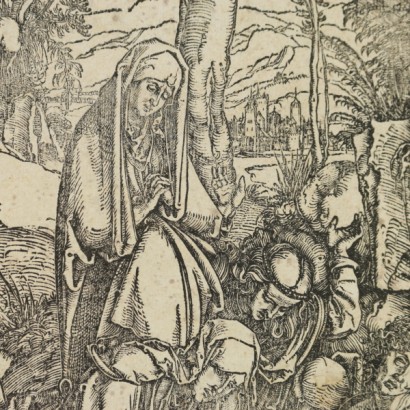 Lamentación sobre el dead Christ-detalle