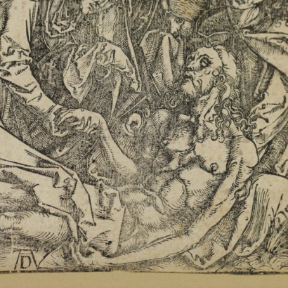 Lamentación sobre el dead Christ-detalle