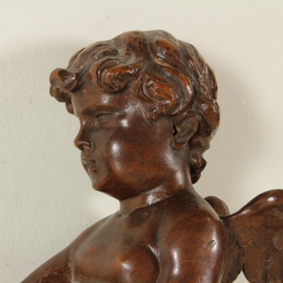 Detalle friso nogal