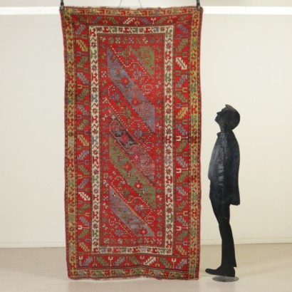tappeto, tappeto antico, tappeto antiquariato, tappeto kazak, tappeto caucaso, tappeto caucasico, caucaso kazak, tappeto in lana, tappeto nodo grosso, di mano in mano, anticonline