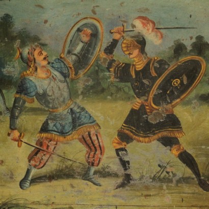 Sponda di carretto siciliano - particolare