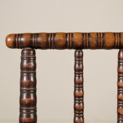 Sedia effetto bamboo - particolare