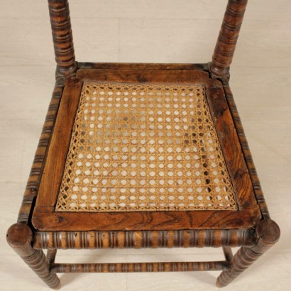 Sedia effetto bamboo - particolare