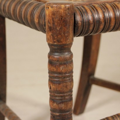 Sedia effetto bamboo - particolare