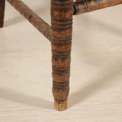 Sedia effetto bamboo - particolare