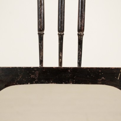 sedie, coppia di sedie, sedie in faggio, sedie chiavarine, sedie antiche, sedie antiquariato, sedie 900, di mano in mano, anticonline, schienale alto, schienale a giorno