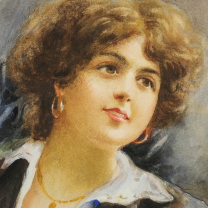 Ritratto di fanciulla di Umberto Zini