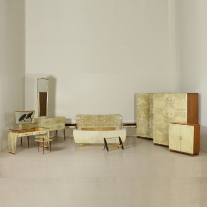 armadi, armadi anni 50, anni 50, armadi in pergamena, armadi vintage, armadi di modernariato, vintage italiano, modernariato italiano, armadi in pergamena, armadi in cartapecora, rivestimento in cartapecora, rivestimento in pergamena, di mano in mano, anticonline