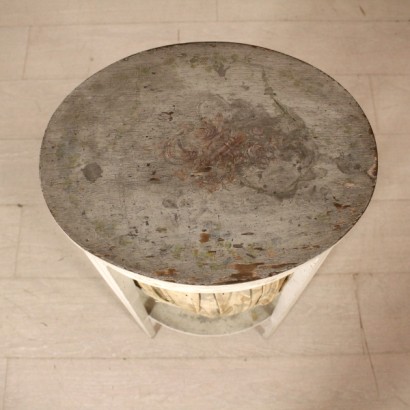tavolino, tavolino da lavoro, tavolino in legno, tavolino in legno laccato, tavolino tondo, tavolino rotondo, tavolino 900, tavolino primi 900, tavolino con piano apribile, di mano in mano, anticonline