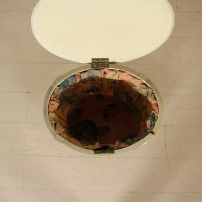 tavolino, tavolino da lavoro, tavolino in legno, tavolino in legno laccato, tavolino tondo, tavolino rotondo, tavolino 900, tavolino primi 900, tavolino con piano apribile, di mano in mano, anticonline