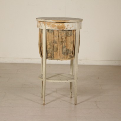 tavolino, tavolino da lavoro, tavolino in legno, tavolino in legno laccato, tavolino tondo, tavolino rotondo, tavolino 900, tavolino primi 900, tavolino con piano apribile, di mano in mano, anticonline