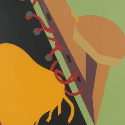Serigrafia di Hervé Telemaque