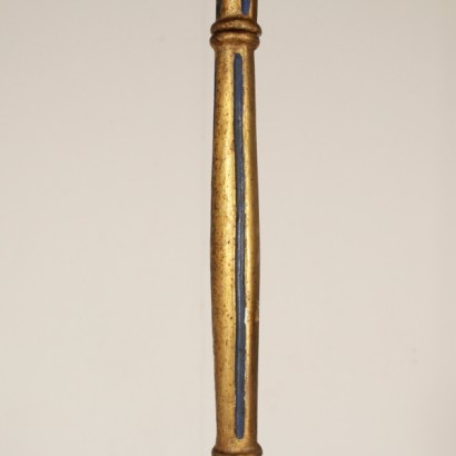 lampadario, lampadario in legno, lampadario 900, lampadario in legno dorato, lampadario dorato, lampadario tre bracci, lampadario a tre bracci, di mano in mano