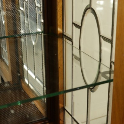 di mano in mano, credenza liberty, credenza 900, credenza in mogano, credenza primi 900, credenza inizio 900, credenza tre corpi, credenza con vetri artistici, vetri artistici, credenza antica, credenza antiquariato