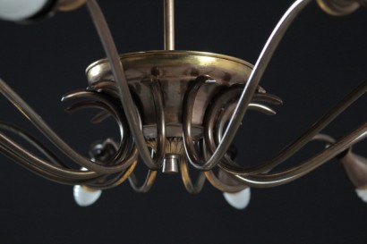 di mano in mano, lampada anni 50, anni 50, lampada vintage, lampada di modernariato, lampada in vetro, illuminazione vintage, illuminazione di modernariato