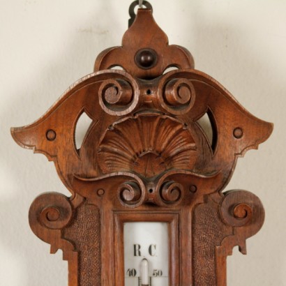 {* $ 0 $ *}, Barometer, antikes Barometer, antikes Barometer, Wandbarometer, Mailand-Barometer, Neo-Renaissance-Barometer, Stilbarometer, Neo-Renaissance-Barometer, 900 Barometer, erste Hälfte 900 Barometer