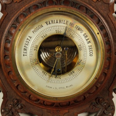{* $ 0 $ *}, Barometer, antikes Barometer, antikes Barometer, Wandbarometer, Mailand-Barometer, Neo-Renaissance-Barometer, Stilbarometer, Neo-Renaissance-Barometer, 900 Barometer, erste Hälfte 900 Barometer
