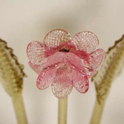 {* $ 0 $ *}, Venezianische Applikation, Venedig Applikation, Applikation Mitte des 20. Jahrhunderts, 900 Applikation, Glasapplikation, antike Applikation, moderne antike Applikation, Bernsteinglas Applikation, Venedig Applikation