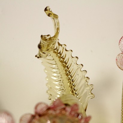 {* $ 0 $ *}, Venezianische Applikation, Venedig Applikation, Applikation Mitte des 20. Jahrhunderts, 900 Applikation, Glasapplikation, antike Applikation, moderne antike Applikation, Bernsteinglas Applikation, Venedig Applikation