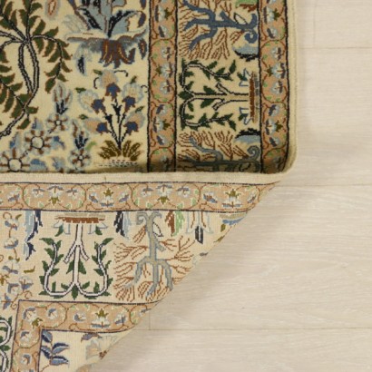 Antik, Teppiche, antike Teppiche, antike Teppiche, Nain, Iran, Baumwollteppich, Wollteppich, Seidenteppich, feiner Knotenteppich, 70er-80er Teppich