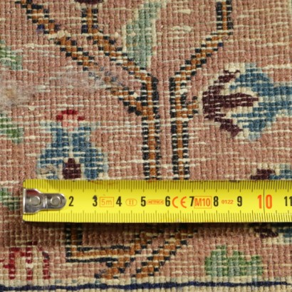 Antik, Teppiche, antike Teppiche, antike Teppiche, Täbris, Iran, Baumwollteppich, Wollteppich, feiner Knotenteppich, 60er-70er Teppich