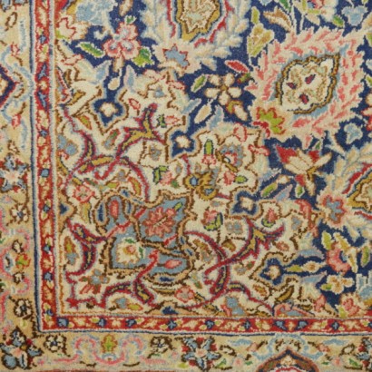 Antik, Teppiche, antike Teppiche, antike Teppiche, Kerman, Iran, Baumwollteppich, Wollteppich, mittlerer Knotenteppich, 1950er-60er Teppich