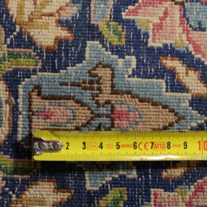 Antik, Teppiche, antike Teppiche, antike Teppiche, Kerman, Iran, Baumwollteppich, Wollteppich, mittlerer Knotenteppich, 1950er-60er Teppich