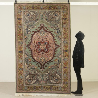 Antik, Teppiche, antike Teppiche, antike Teppiche, Kayseri, Türkei, Baumwollteppich, Wollteppich, Seidenteppich, feiner Knotenteppich, 70er Teppich