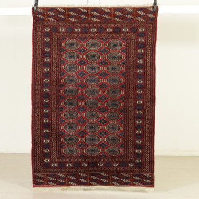 Antik, Teppiche, antike Teppiche, antike Teppiche, Buchara, Pakistan, Wollteppich, Baumwollteppich, feiner Knotenteppich, 90er Teppich