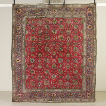 Antik, Teppiche, antike Teppiche, antike Teppiche, Täbris, Iran, Wollteppich, Baumwollteppich, mittelgrosser Knotenteppich, 80er-90er Teppich