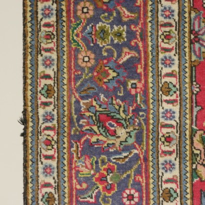 Antik, Teppiche, antike Teppiche, antike Teppiche, Täbris, Iran, Wollteppich, Baumwollteppich, mittelgrosser Knotenteppich, 80er-90er Teppich