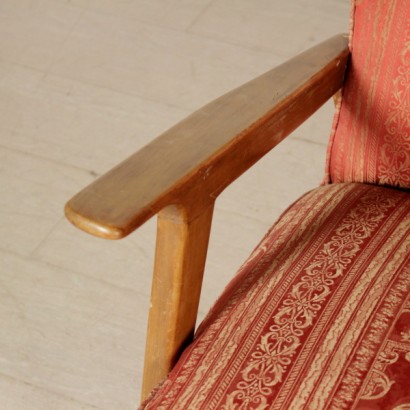 {* $ 0 $ *}, Sessel aus den 50er Jahren, Paar Sessel, Vintage Sessel, moderne Sessel, Buchensessel, Sessel in Buchenholz, Paar Vintage Sessel, Paar moderne Sessel, 1950er