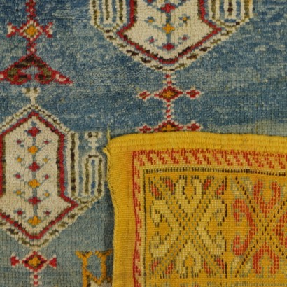 Antik, Teppiche, antike Teppiche, antike Teppiche, Berber, Marokko, Wollteppich, mittlerer Knotenteppich, 70er Teppich