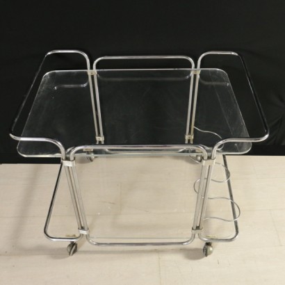 {* $ 0 $ *}, 60er-70er Trolley, 60er Trolley, 70er Trolley, Vintage Trolley, Vintage Servierwagen, moderner Antik Trolley, 60er Service Trolley, Italienischer Vintage, Italienische Moderne Antiquitäten