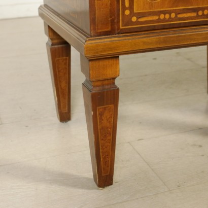 {* $ 0 $ *}, Nachttische im neoklassizistischen Stil, neoklassische Nachttische, antike Nachttische, antike Nachttische, antike Nachttische, Nachttische in Bois de Violette, 900 Nachttische, Nachttische aus der Mitte des Jahrhunderts, Nachttische aus Nussbaum, antike Möbel, antike Möbel, Möbel Antiquitäten