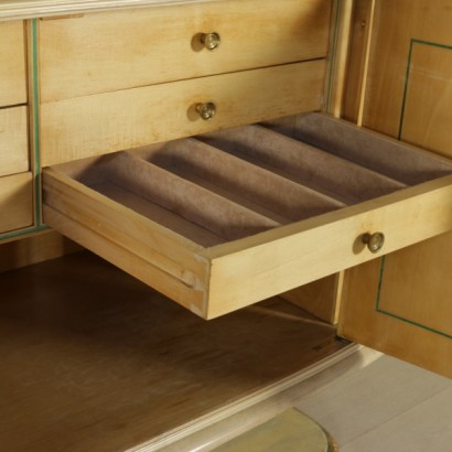 {* $ 0 $ *}, Möbel aus den 50er, 50er Jahren, Pergamentmöbel, Schafpapierschrank, Buffetschrank, moderne Antiquitätenmöbel, italienische moderne Antiquitäten, Vintage-Möbel, italienische Vintage-Möbel, italienische Vintage, italienische moderne Antiquitäten, Vintage-Möbel, Buffet Jahrgang, moderne Antiquitäten Buffet