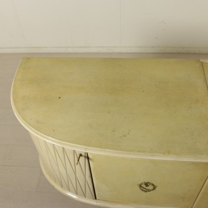 {* $ 0 $ *}, Möbel aus den 50er, 50er Jahren, Pergamentmöbel, Schafpapierschrank, Buffetschrank, moderne Antiquitätenmöbel, italienische moderne Antiquitäten, Vintage-Möbel, italienische Vintage-Möbel, italienische Vintage, italienische moderne Antiquitäten, Vintage-Möbel, Buffet Jahrgang, moderne Antiquitäten Buffet