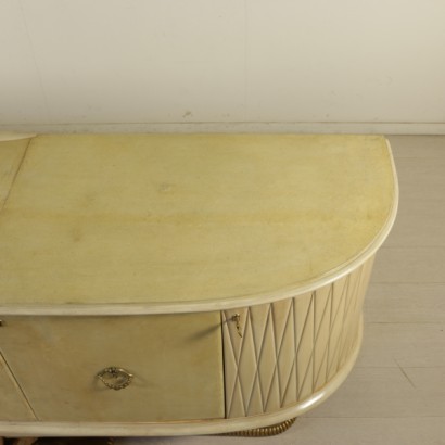 {* $ 0 $ *}, Möbel aus den 50er, 50er Jahren, Pergamentmöbel, Schafpapierschrank, Buffetschrank, moderne Antiquitätenmöbel, italienische moderne Antiquitäten, Vintage-Möbel, italienische Vintage-Möbel, italienische Vintage, italienische moderne Antiquitäten, Vintage-Möbel, Buffet Jahrgang, moderne Antiquitäten Buffet