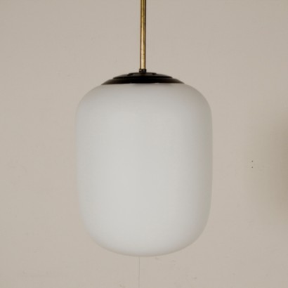 {* $ 0 $ *}, 60er Jahre Lampe, 60er Jahre Lampe, Vintage Lampe, moderne Lampe, italienischer Vintage, italienischer Modern, Opalglaslampe, Deckenlampe