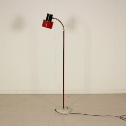 {* $ 0 $ *}, 50er-60er Jahre Lampe, 50er Jahre Lampe, 60er - Lampe, moderne Antiquitäten Lampe, Designerlampe, Jahrgang Lampe, Stehlampe, Stehlampe, flexible Lampe, Marmorsockel - Lampe, Sockel aus Marmor, Lampe mit flexiblen Teil