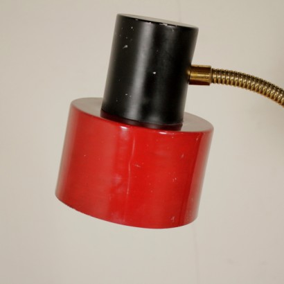 {* $ 0 $ *}, 50er-60er Jahre Lampe, 50er Jahre Lampe, 60er - Lampe, moderne Antiquitäten Lampe, Designerlampe, Jahrgang Lampe, Stehlampe, Stehlampe, flexible Lampe, Marmorsockel - Lampe, Sockel aus Marmor, Lampe mit flexiblen Teil