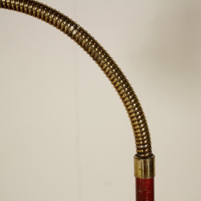 {* $ 0 $ *}, 50er-60er Jahre Lampe, 50er Jahre Lampe, 60er - Lampe, moderne Antiquitäten Lampe, Designerlampe, Jahrgang Lampe, Stehlampe, Stehlampe, flexible Lampe, Marmorsockel - Lampe, Sockel aus Marmor, Lampe mit flexiblen Teil