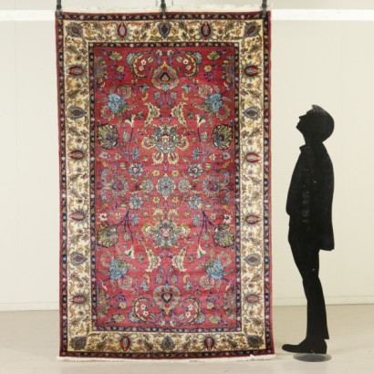 {* $ 0 $ *}, Tabriz-Teppich, Truthahn-Teppich, türkischer Teppich, Antiker Teppich, Baumwoll- und Wollteppich, Baumwollteppich, Wollteppich, Teppich mittlerer Knoten, mittlerer Knoten