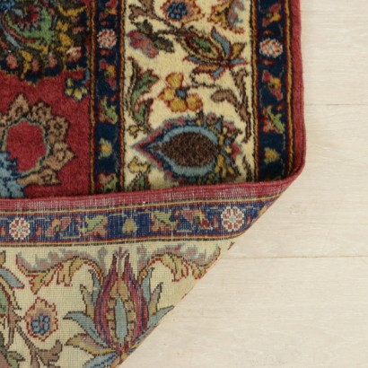 {* $ 0 $ *}, Tabriz-Teppich, Truthahn-Teppich, türkischer Teppich, Antiker Teppich, Baumwoll- und Wollteppich, Baumwollteppich, Wollteppich, Teppich mittlerer Knoten, mittlerer Knoten